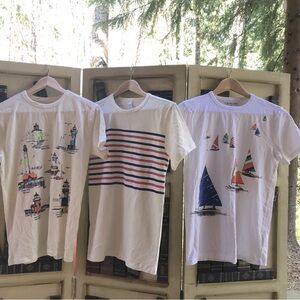 Bundle of sail boat tees from J. Crew for 14 yo.
